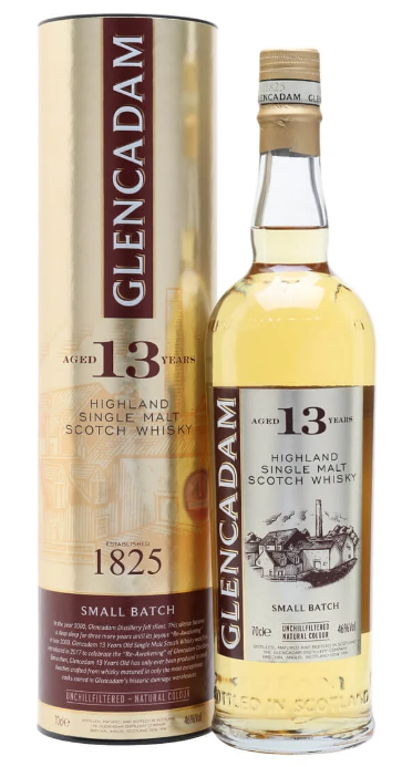 Glencadam Highland Single Malt Scotch Whisky 13 Years Old 70cl