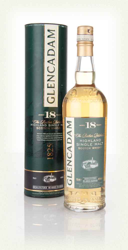Glencadam Highland Single Malt Scotch Whisky 18 Years Old 70cl