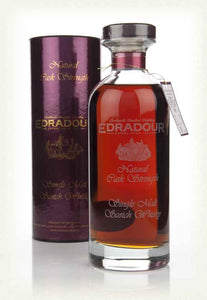 EDRADOUR 12 years old 2008 Cask Strength - Ibisco Decanter (70cl, 57.3%)