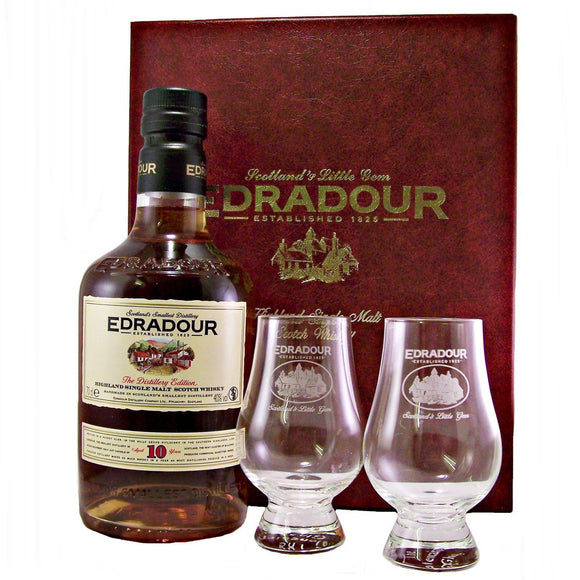 EDRADOUR 10 years old - Gift Set (70cl, 40%) - HK Whisky Safe