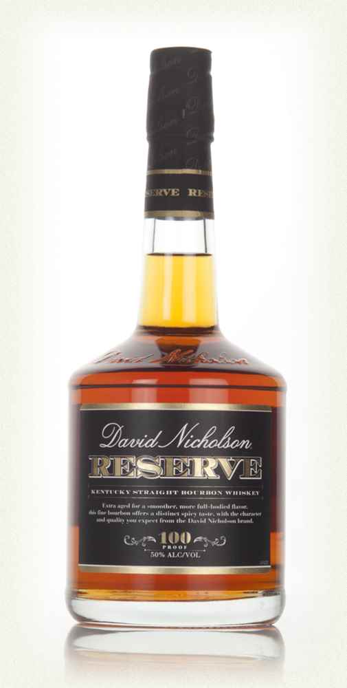 David Nicholson Reserve Straight Rye Whiskey (75cl, 50%) - HK Whisky Safe