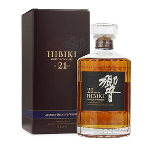 Hibiki 21 Years Old Japanese Blended Whisky (70cl, 43%) - HK Whisky Safe