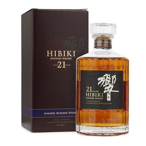 Hibiki 21 Years Old Japanese Blended Whisky (70cl, 43%) - HK Whisky Safe